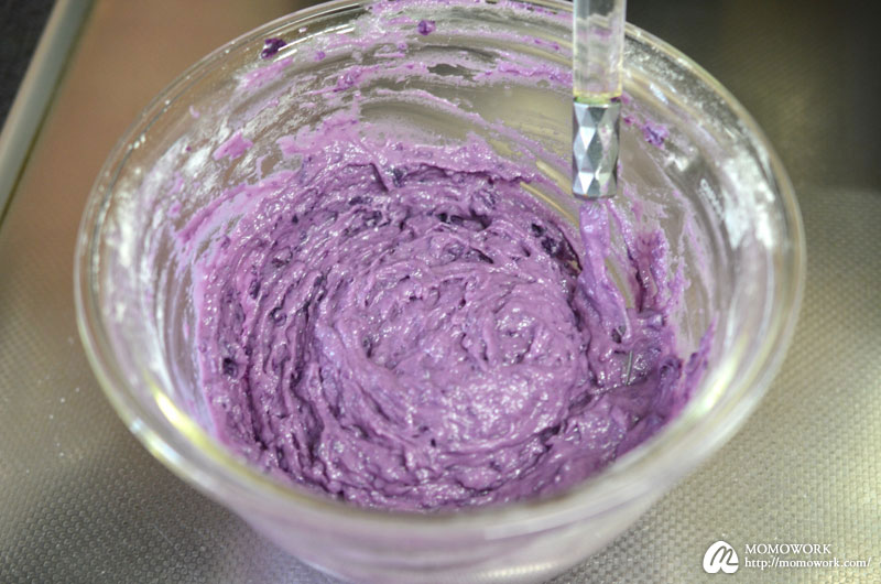 紫芋のホットケーキ